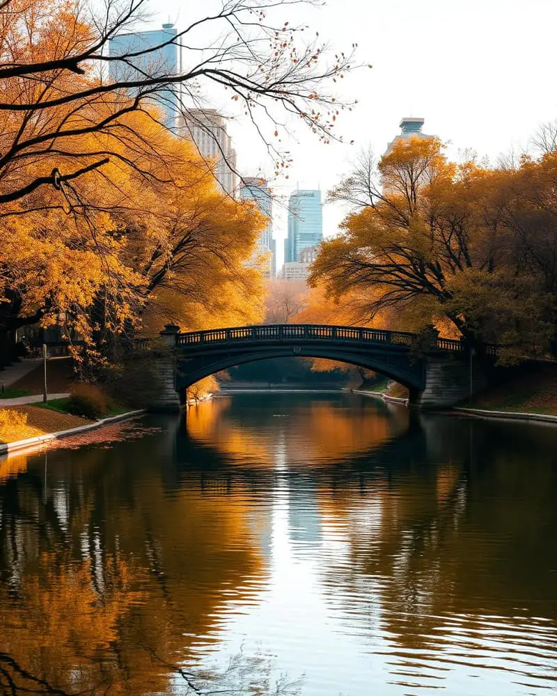 Aerial view of Central Park